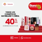 El Baratón 2026 Del Sol y Woolworth: 40% de descuento en cosméticos Maybelline y L’Oreal