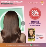 Promo Del Sol y Woolworth: 30% de descuento en Tintes