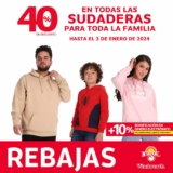 Rebajas Del Sol y Woolworth: 40% de descuento en sudaderas y 30% en chamarras