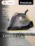 Promo Del Sol y Woolworth: 20% de descuento en toda la línea Taurus