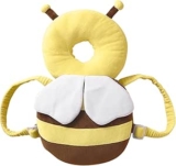 Liquidación en mochila con diseño de abeja y protector de cabeza para niños baja a un gran precio