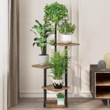 Estante multiusos para plantas de madera y metal baja a su menor precio