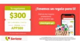 Cupón Soriana $300 de descuento al comprar en la nueva app