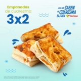3×2 en empanadas de cuaresma en Soriana hasta hoy