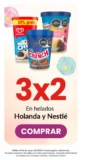 En Soriana 3×2 en helados Holanda y Nestlé