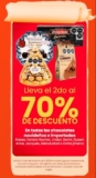70% de descuento en el 2do. chocolate navideño o importado en Soriana
