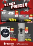 Folleto Black Prices Soriana al 26 de noviembre 2025, con 3×2, hasta 50% de descuento y más