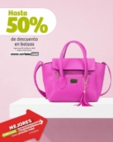 En Soriana hasta 50% de descuento en bolsas seleccionadas