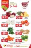 Folleto Soriana Canasta Aliada en frutas y verduras al 14 de enero