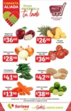Folleto Soriana Canasta Aliada en frutas y verduras al 5 de mayo