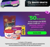 Cupón Soriana de $50 de descuento en jamón, queso y yogurt Lala
