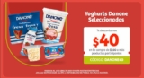 Cupón Soriana de $40 de descuento en productos Danone