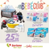 Folleto Soriana Bebé Club 11 al 31 de mayo 2022