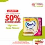 Días Rendidores Soriana 5 de mayo: 2do a mitad de precio en Regio Almond y más