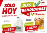 Ofertas Soriana Días Rendidores 6 de mayo 2021