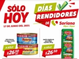 Ofertas Soriana Días Rendidores 17 de junio 2021