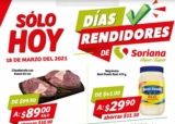 Ofertas Soriana Días Rendidores 18 de marzo 2021