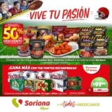 Folleto Soriana Vive tu Pasión: ofertas para el Super Tazón