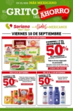 Folleto Soriana Grito del Ahorro del 10 al 19 de septiembre 2021
