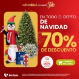 Liquidación de Navidad Soriana: 70% de descuento en todo Navidad