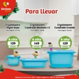 Soriana Mercado canje Puntos Recompensas contenedores Crystalware desde $39 + 50 puntos