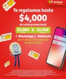 Promoción Soriana Móvil: Hasta $4,000 en saldo de regalo y Whatsapp ilimitado por 4 meses