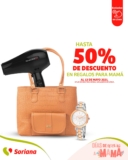 Promoción Soriana.com Día de las Madres: Hasta 50% de descuento en regalos para mamá