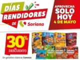 Folleto Soriana Días Rendidores 4 de mayo: descuentos en jamón, queso, café y más