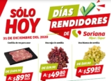 Folleto Soriana Días Rendidores 31 de diciembre: Descuentos en uvas, ropa interior y más