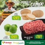 Folleto Soriana Súper Martes y Miércoles del Campo 6 y 7 de agosto 2024
