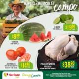 Folleto Soriana Súper Martes y Miércoles del Campo 8 y 9 de julio 2025