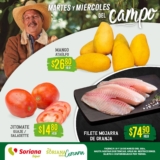 Folleto Soriana Súper Martes y Miércoles del Campo 19 y 20 de marzo 2024