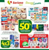 Folleto Soriana Súper fin de semana segundo a mitad de precio del 16 al 20 de febrero 2023