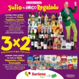 Folleto Julio Regalado 2024 en Soriana Súper: 3×2 en papel higiénico, mascotas, atún, vinos, licores y más