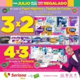 Folleto Julio Regalado 2023 en Soriana Super con 4×2, 3×2 y más al 5 de julio