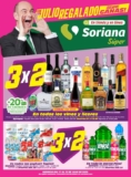 Folleto semanal Con Julio Regalado Siempre Ganas Soriana Súper al 23 de julio 2026