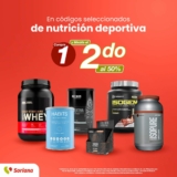 En Soriana segundo a mitad de precio en proteínas y productos de nutrición deportiva hasta hoy