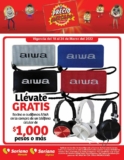 En Soriana Mercado bocina o audífonos Gratis en la compra de un celular