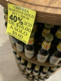 Liquidación Soriana cerveza Martens 500 ml a $9.60