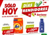 Ofertas Soriana Días Rendidores 22 de julio 2021
