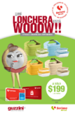 Lonchera + 2 contenedores Guzzini a sólo $199 + 50 puntos en Soriana Mercado (precio regular $599)