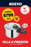 Promoción Soriana Mercado Tarjeta de puntos: Olla express de $2,690 a sólo $799 con 25 puntos