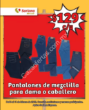 En Soriana Mercado pantalones de mezclilla para dama y caballero a $129 este fin de semana