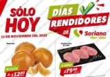 Folleto Soriana Días Rendidores 11 de noviembre 2020
