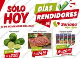 Folleto Soriana Días Rendidores 13 de noviembre 2020