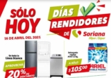 Folleto Soriana Días Rendidores 16 de abril válido a nivel nacional