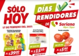 Folleto Soriana Días Rendidores 17 de febrero 2021