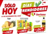 Folleto Soriana Días Rendidores 17 de diciembre 2020
