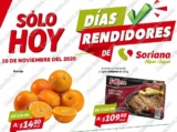 Folleto Soriana Días Rendidores 20 de noviembre 2020