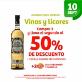 Promociones Soriana Grito del Ahorro 10 de septiembre: segundo a mitad de precio en vinos y licores, cremas y más